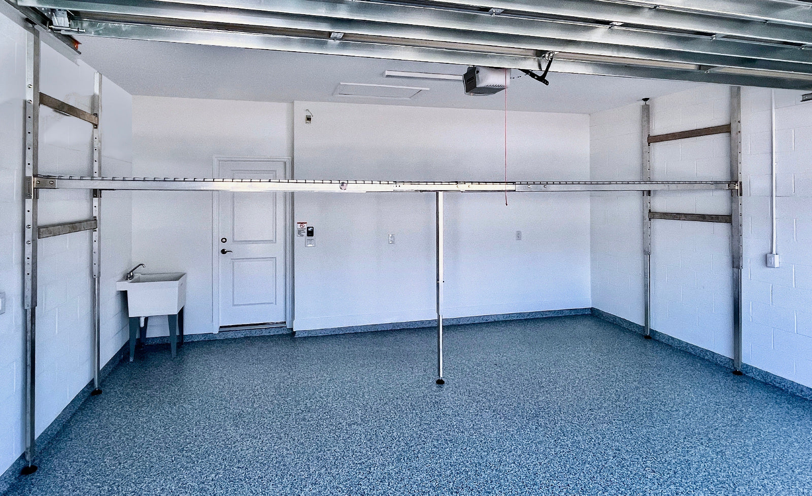 Adjustable Overhead Garage Storage Rack for 2 & 3 Car Garages | ARackAbove